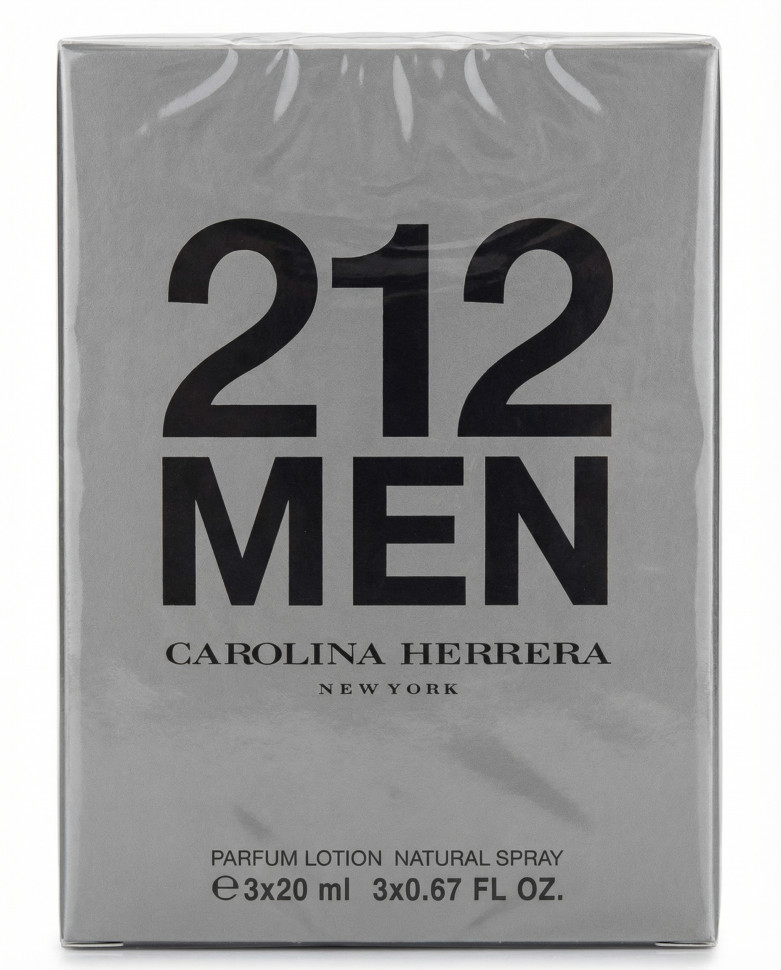 Carolina Herrera 212 men 3х20ml (Туалетная вода) — Carolina Herrera 212 men 3х20ml (Туалетная вода)