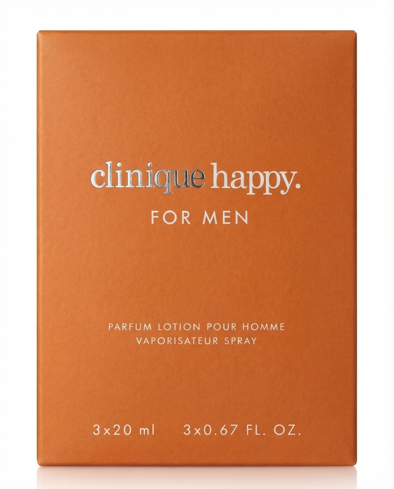 Clinique Happy For Men 3x20 ml (Туалетная вода) — Clinique Happy For Men 3x20 ml (Туалетная вода)