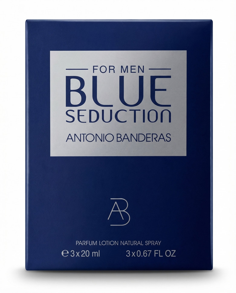 Antonio Banderas Blue Seduction for Men 3х20 ml (Парфюмерная вода) — Antonio Banderas Blue Seduction for Men 3х20 ml (Парфюмерная вода)