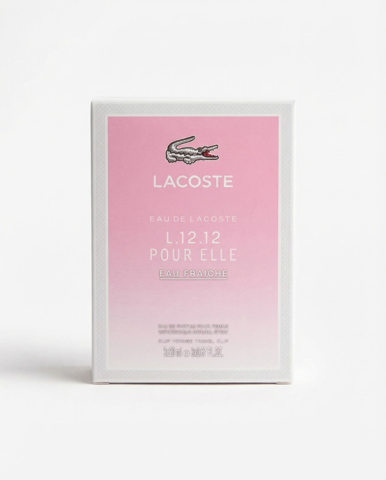Lacoste L.12.12 Pour Elle Eau Fraîche 3х20 ml (Парфюмерная вода) — Lacoste L.12.12 Pour Elle Eau Fraîche 3х20 ml (Парфюмерная вода)